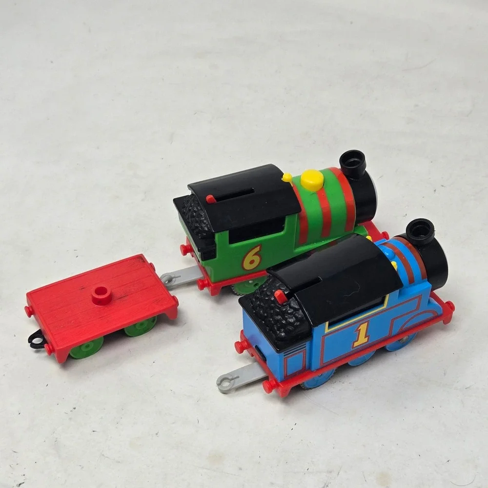 Thomas & Friends Motorized Thomas Percy and Cargo Car Mattel 2021 All Engines Go